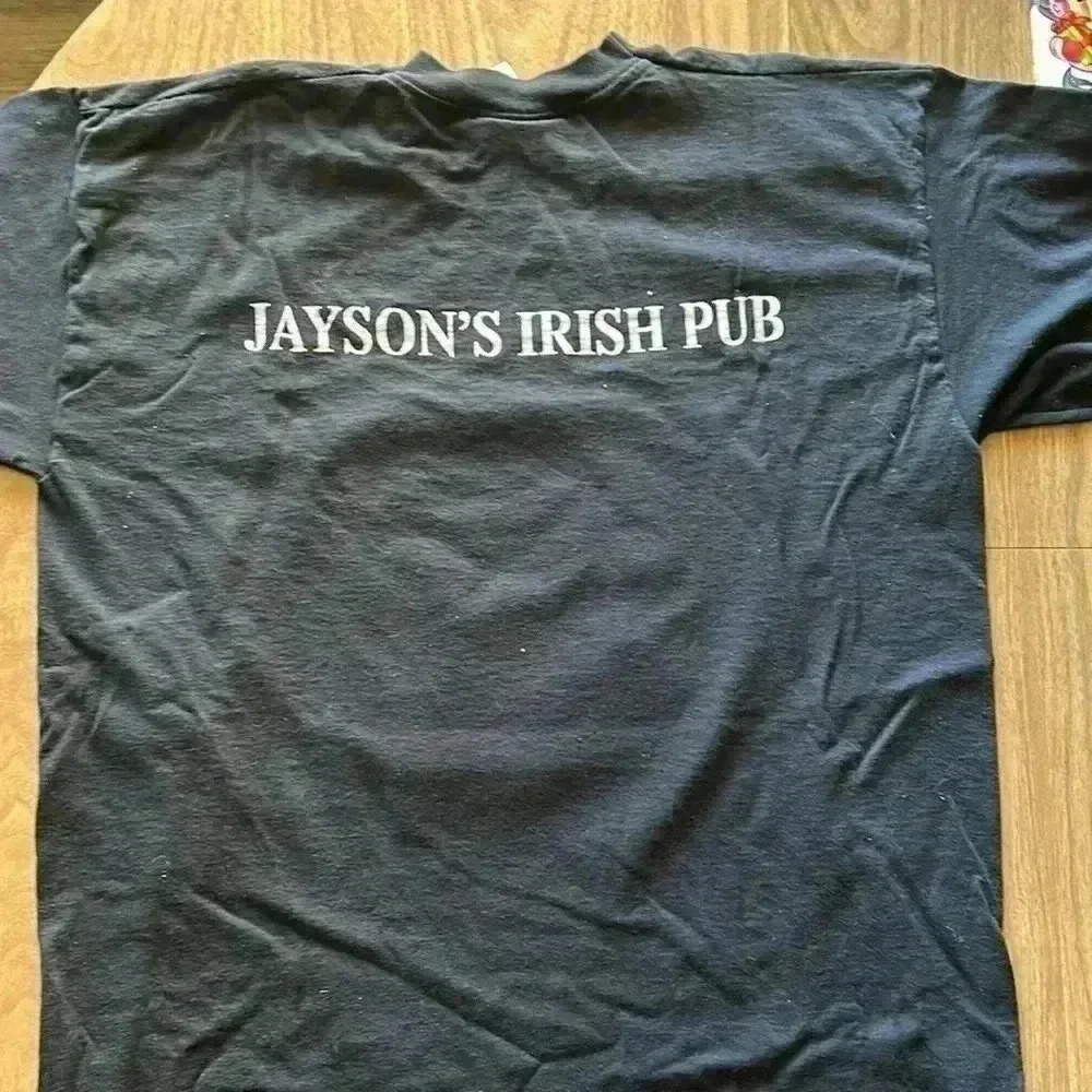 Vintage Y2K Halloween Guinness Irish Pub Drunk Leprechaun Pumpkin T Shirt Large - Picture 5 of 8